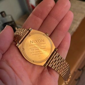 Unisex Rose Gold Nixon Watch